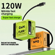 35W GaN USB C Charger QC PD Fast Type-C Charger For Tablet Mini Quick Phone Charger With Cable 22.5W