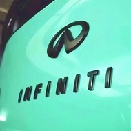 Car Emblems Badge for Infiniti G35 G37 Q50L QX50 Q50 QX56 Q60 QX60 QX70 Q70L QX80,Adhesive Logo 3D L