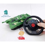 Toy Tanker Remote Car Control Kereta Kebal Mainan Radio Battery RC Tanks Toys Kawalan Jauh Kontrol 玩具车 圣诞机器人