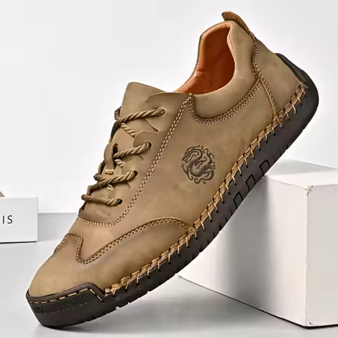 Outdoor Hiking Shoes Europe America Breathable Casual Shoes for Men’s Elegant Brown Men's Driving Sh