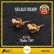 anting emas kadar 750 toko emas gajah online Salatiga 677