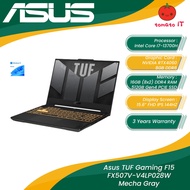 ASUS TUF GAMING F15 FX507V-V4LP028W / 15.6 FHD IPS 144HZ / I7-13700H / 16GB (8X2) / 512GB+1S / RTX 4