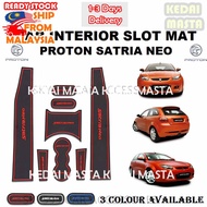 PROTON Satria NEO Interior Slot Mat (READY STOCK) Storage Tank Mat Car Accessories