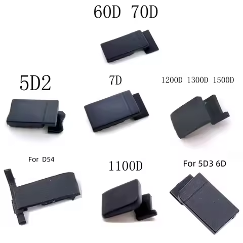 New Battery Door Rubber Cover For Canon 60D 70D 1100D 5D2 5D4 5D3 6D 7D 1200D 1300D 1500D Digital Ca