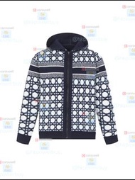 DIOR迪奧雙面羊絨拉鏈連帽外套 | 56碼休閒保暖羽絨/毛衣/冷衫 香港代購