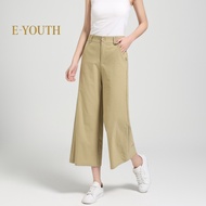 Eyouth 10179 Women Wide-Leg Cropped Pants