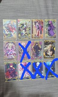 (再更新)平放FGO 街機 卡 FGOA 閃卡 部份珍藏