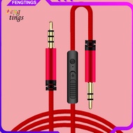 [Ft] Audio Cable Stable Transmission Anti-interference Built-in MIC 35mm Male to Male Audio Wire for