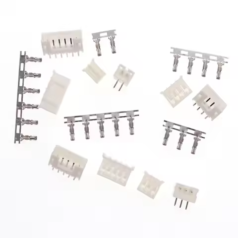 10sets JST PH2.0 2/3/4/5 Pin Terminals Plastic Shell Male Plug + Female Socket Wire Connector PH2.0 