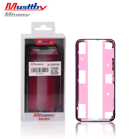 10pcs Musttby Front Bezel Frame with Adhesive Tape for iPhone X Xs 11 12 13 Mini 14 15 Pro Max 15PLU