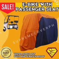 E BIKE GOLF TYPE FULL COEBIKE 3 WHEELS WITH BACK PASSENGER SEAT FULL COVER WATER REPELLANT SCRATCH A