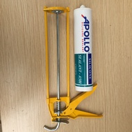 Keo silicon Apolo A500 màu đen + Dụng cụ bắn keo