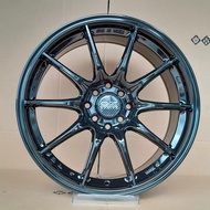 [1SET] OZ HYPER GT 15x7jj 16x7jj 17x7.5jj ET40 GLOSSY BLACK, HYPER BLACK - MYVI, VIOS, CITY, ARUZ, S