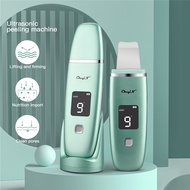 CkeyiN Facial Skin Ultrasonic Scrubber Multifunction EMS Ion Face Cleanser Blackhead Remover Pores C