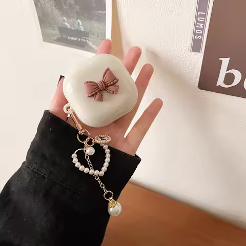 Korean Flower Headphone Case for Samsung Galaxy Buds FE / Buds Pro / Buds Live / Buds 2 / Buds2 Pro 