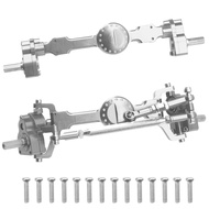 Aluminum Alloy Front Rear Portal Axle Upgrade Part Compatible with MN Model MN99S MN98 D90 D91 D99 D