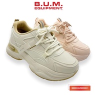 BUM Equipment Kasut Wanita Kasual Tapak Tinggi - Women's Shoe BE99330/BE99331 Beige/Pink Sneakers