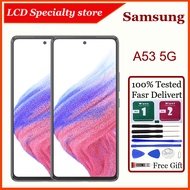Original AMOLED For Samsung Galaxy A53 5G LCD Display Touch Screen With Frame Replacement