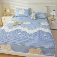 Printed Student Dormitory Wholesale Three-Piece Set Cool Latex Washable Summer Mattress Bed Sheet St