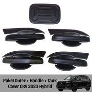 Honda Crv Hybrid 2023-2026 Black Outer Handle Tank Cover Package - Package