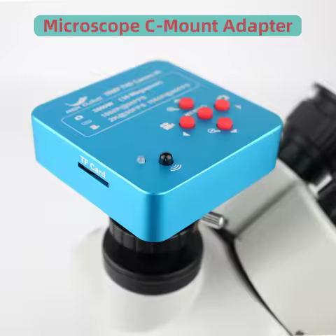SZMC TV1/2 TV1/3 CTV Adapter 0.5X 0.35X 1X C-mount Adapter Lens Trinocular Stereo Microscope Replace