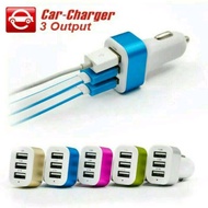 SEVER HEAD 3 USB car charger 3 output head saver car charger 3 usb car charger