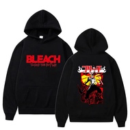 Bleach Hoodies Cartoon Cool Men Thousandyear Blood War Hoody Streetwear Harajuku Japan Anime Tee