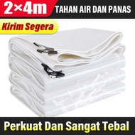 【teknologi hitam】kain tenda putih terpal tenda terpal anti air dan panas PE 2×2 2x4 2×6 3x4 3x5 4x6
