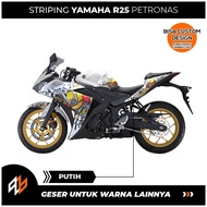 R25 SAMURAI STOCK DECALS STRIPING YAMAHA R25 ABS/ R25 MOTORCYCLE STICKER ACCESSORIES