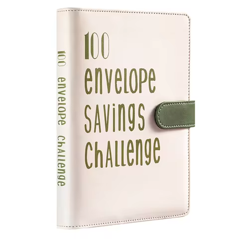 A5 Loose-leaf Ledger 100-day Challenge Savings Book Cash Dollar Collection Book New Banknotes Couple