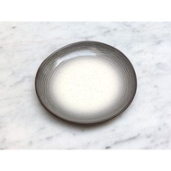 Minimalist Cafe Ceramic Cake Plate - Coupe Ceramic Sharing Croissant Cake Plate LOMBOK 17cm