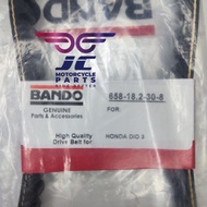 BANDO BELT FOR HONDA DIO 3 ( STOCK ) AND HONDA DIO 2 ( OVERRANGE / BIG TORQUE DRIVE ) 658 18.2 30 8