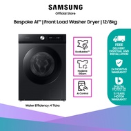 Samsung WD12BB704DGBSP Front Load Washing Machine, 12KG/8KG, 4 Ticks