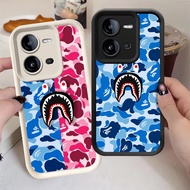 G-39 bape Casing for VIVO Y28 Y28s V25 V25E Y17S Black and white