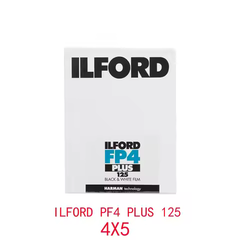 ILFORD FP4 125°4×5 film black and white large format 25 sheets (shelf life 2028)