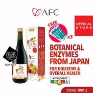 AFC Ultimate Enzyme - Natural Detox Cleanse Body Digestion Slim Diet Help Relief Bloat &amp; Constipation Improve Energy Immune Skin Nutrition &amp; Overall Health • Made in Japan • 720ml [FREE Fiber GG*3s]