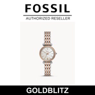 Fossil Women's Carlie Mini Three-Hand Two-Tone ES4649 Stainless Steel Watch