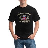 Us Army 82Nd Airborne Division Veteran (2) Essential 100% Cotton Plus Size Crew Neck T Shirt For All
