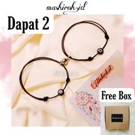 ROUND LETTER COUPLE BRACELET/LETTER INITIAL BRACELET