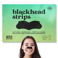 (102 Strips Charcoal Blackhead Remover Pore Strips for Face Nose Pores - Blackheads Removal - Blackh