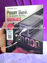 ORIGINAL Pineng PN-821 20000mAh Powerbank Mini 65W Built-In Cable (ALSO FOR CHARGING LAPTOP)