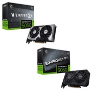 MSI GeForce RTX 5050 Shadow 2X OC Ventus 2X OC 8GB GDDR6 Dual Fan Gaming Graphic Card