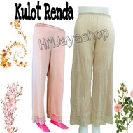 Populer Celana Renda Kulot Renda Daleman Gamis