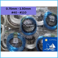 ✆ ♟ ❐ YAMATO (0.75 - 1.50) Premium Monoline Fishing Line BLUE 10 clips/pack JAPAN TECHNOLOGY Nylon