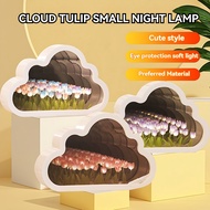 DIY Tulip LED Night Light Cloud Cloud Atmosphere Light Tulip Light