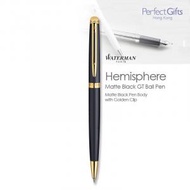 Waterman - 威迪文雋雅磨砂黑金夾原子筆 Hemisphere Matte Black GT Ball Pen (PN-704MBGT)