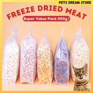 Cat treat Freeze Dried Chicken Cube 500g Egg Yolk Chicken Breast Chicken Liver Cat food cat treats d
