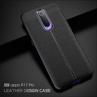 CASE OPPO F11 PRO / R17 / R17 PRO AUTOFOCUS KULIT CARBON LEATHER