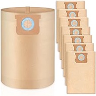 8Pack DXVA19-4101 Disposable Filter Bags For 6-10 Gallon Wet Dry Vacs, 6-10 Gallon Shop Vac Bags, DX