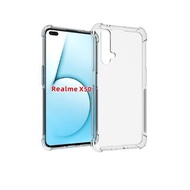 OPPO Realme X50 - 四角全包系列 (加厚) 手機軟套 透明 保護殼 TPU Soft Case Cover